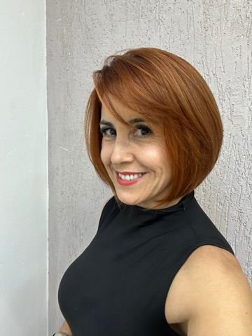 Transformação de beleza feminina